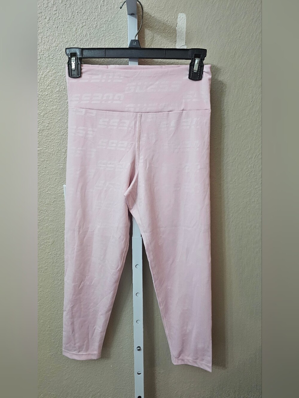 Guess Pale Pink Logo-Print Women's Leggings